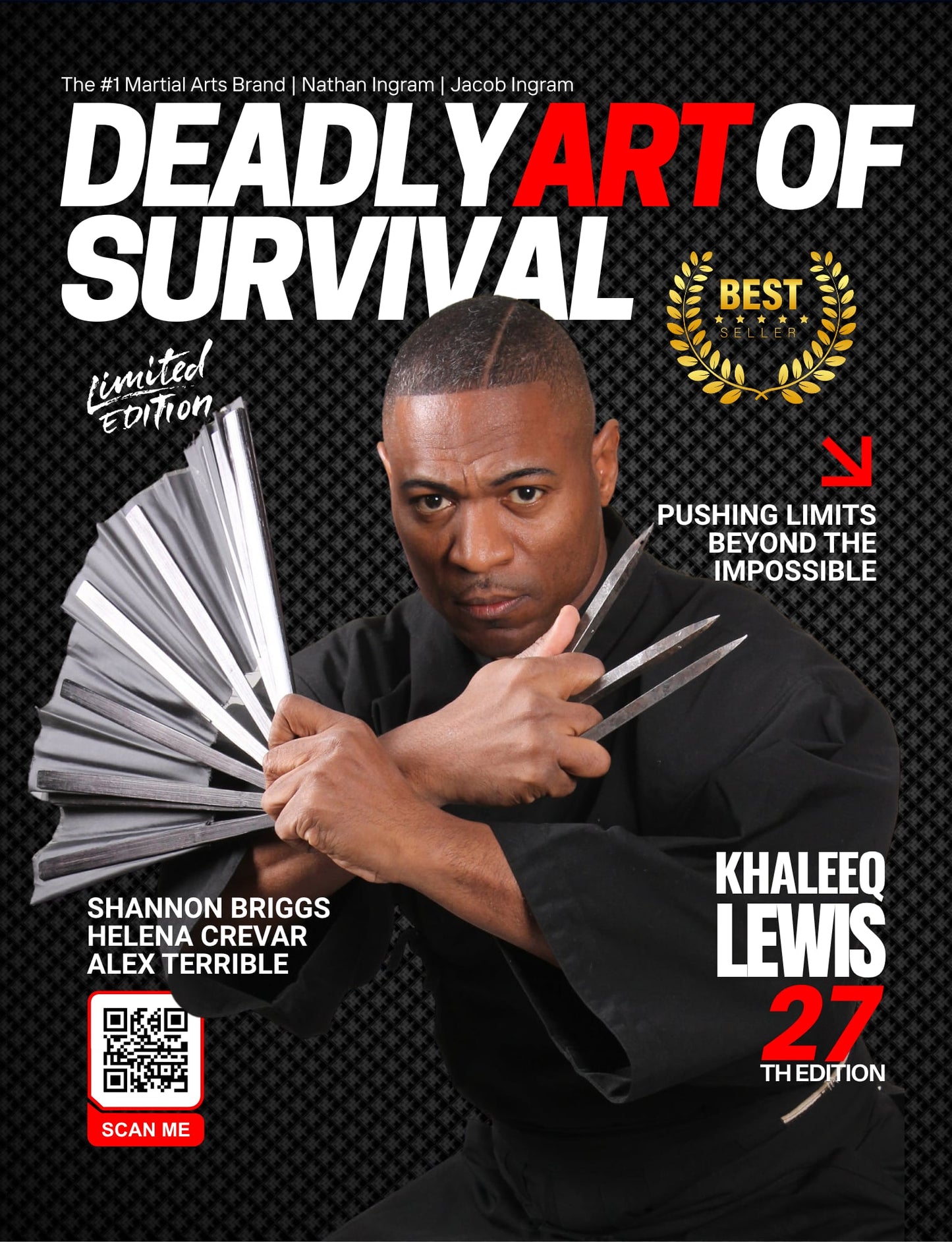 (Ebook - Digital Only) Deadly Art of Survival Magazine 27th Edition Shannon "Cannon" Briggs | The #1 Martial Arts Magazine Worldwide (Copy) (Copy) (Copy)