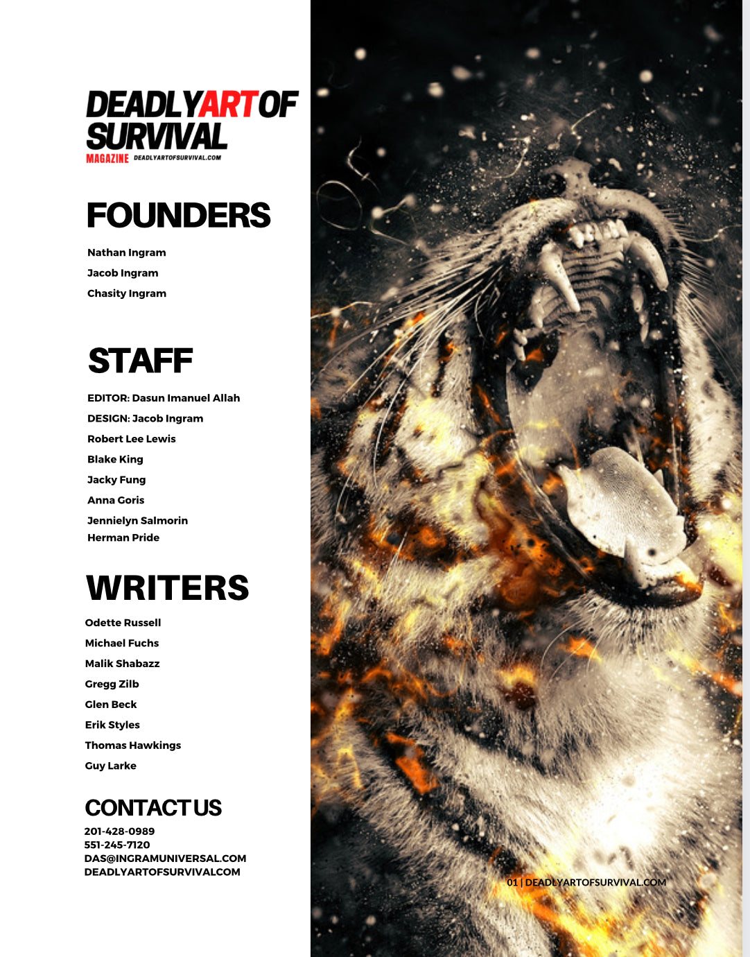 Deadly Art of Survival Magazine 15th Edition: Featuring GM Darryl Starks Sr. The #1 Martial Arts Magazine Worldwide deadlyartofsurvival.com