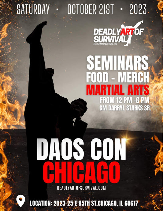 DAOS CON 3 GENERAL ADMISSION TICKET (TICKETS ALSO AVAILABLE AT THE DOOR) deadlyartofsurvival.com
