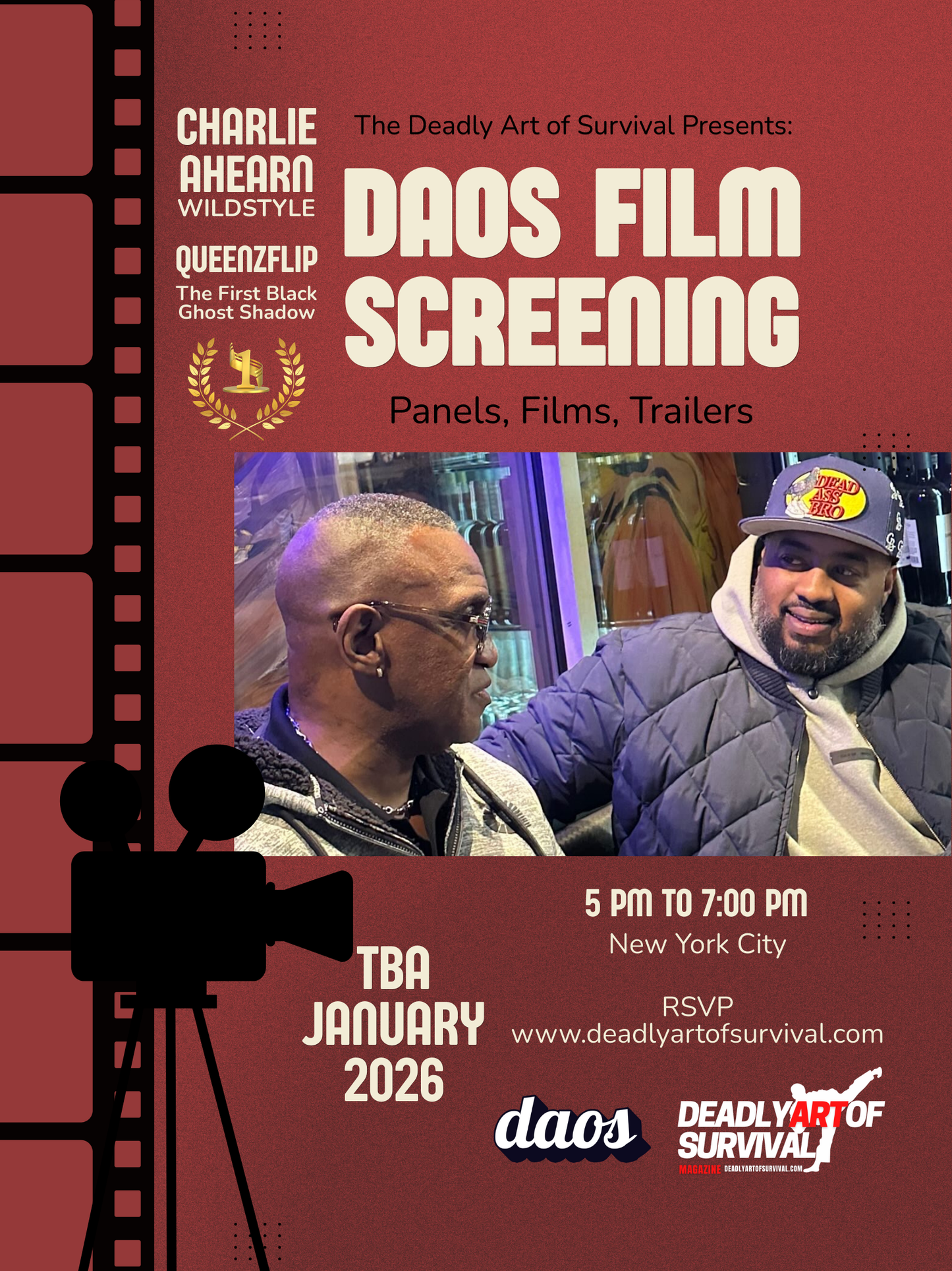 (Stream From Home) DAOS Film Screening deadlyartofsurvival.com