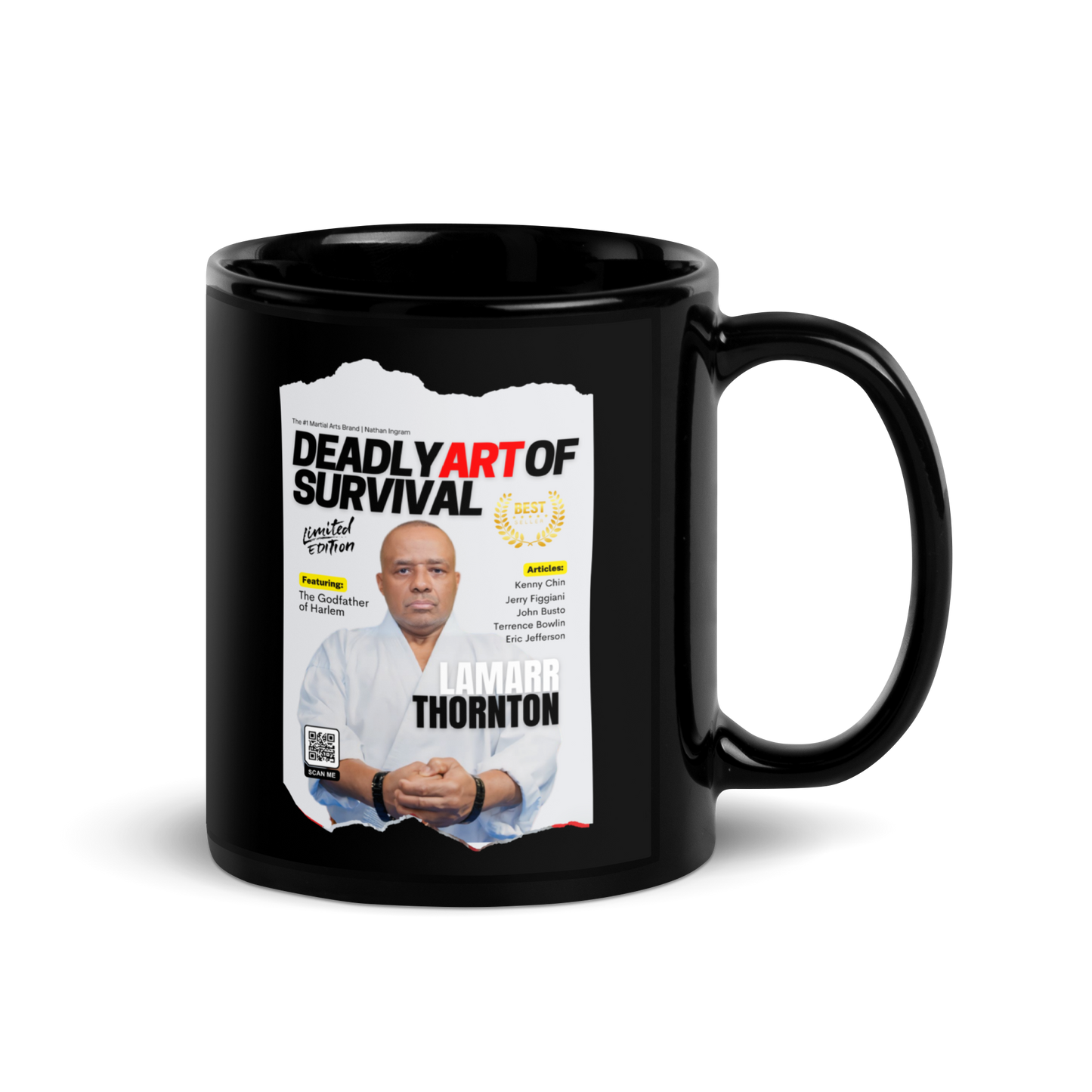 DAOS Coffee Mug: Lamarr Thornton deadlyartofsurvival.com