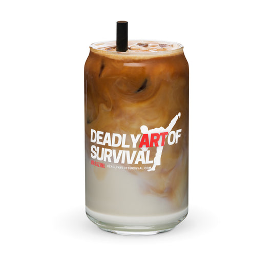 Deadly Art of Survival Can-Shaped Glass deadlyartofsurvival.com