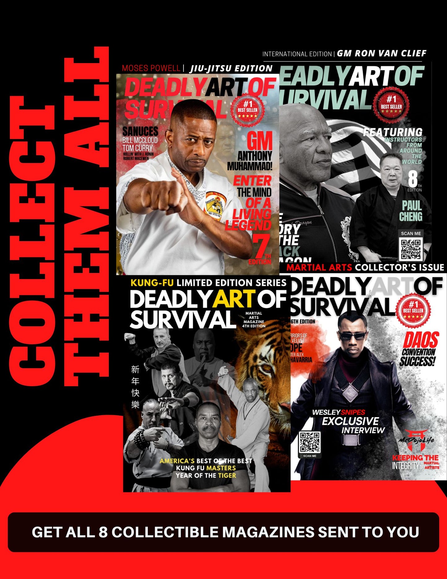 (Bundle Pack) Get 8- 16 DAOS Magazines deadlyartofsurvival.com
