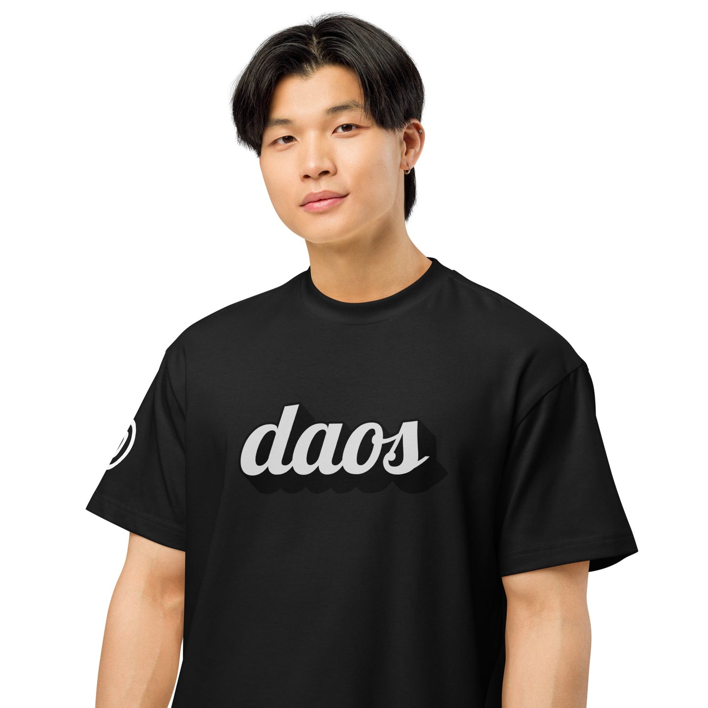 DAOS Men’s Box Tee White Logo deadlyartofsurvival.com