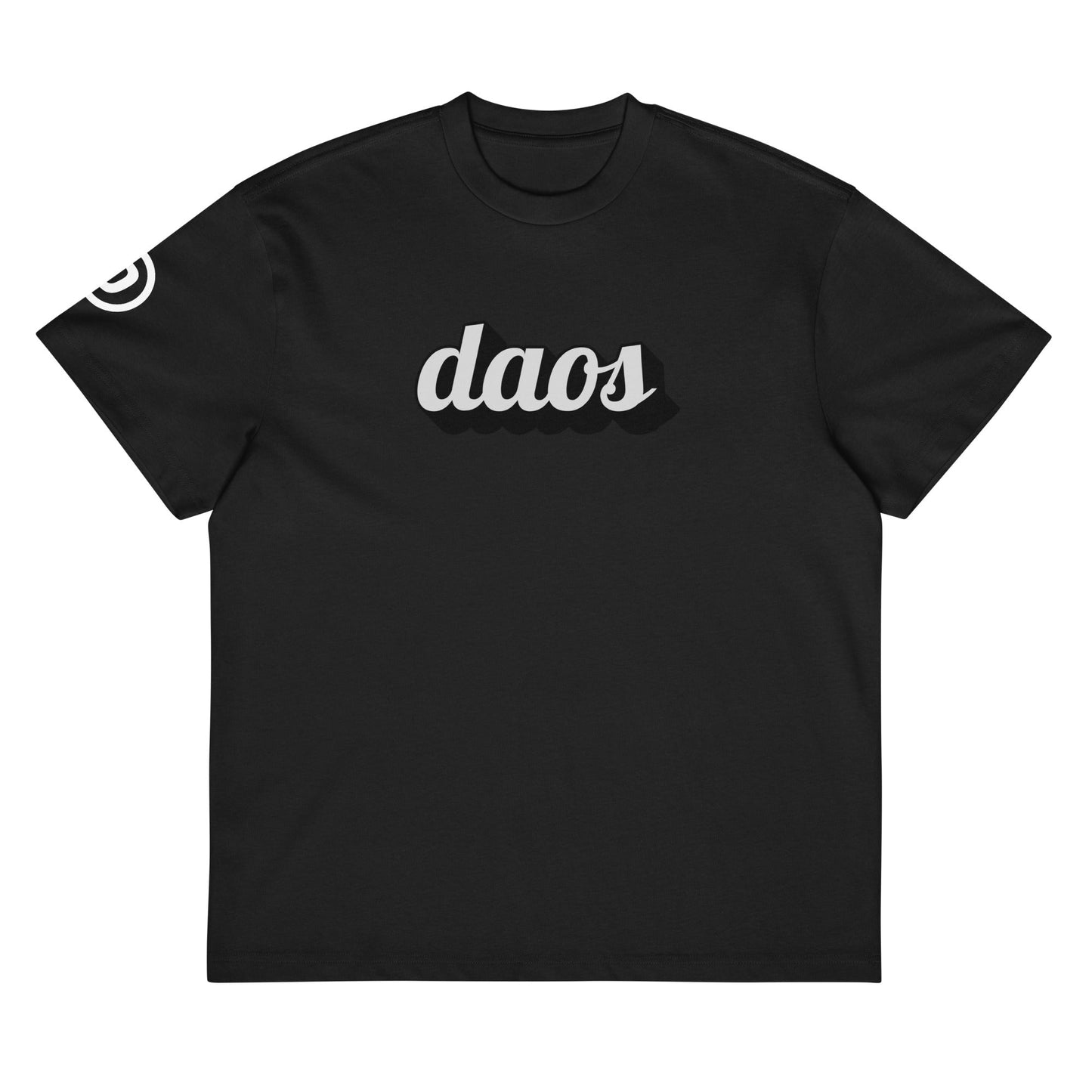 DAOS Men’s Box Tee White Logo deadlyartofsurvival.com