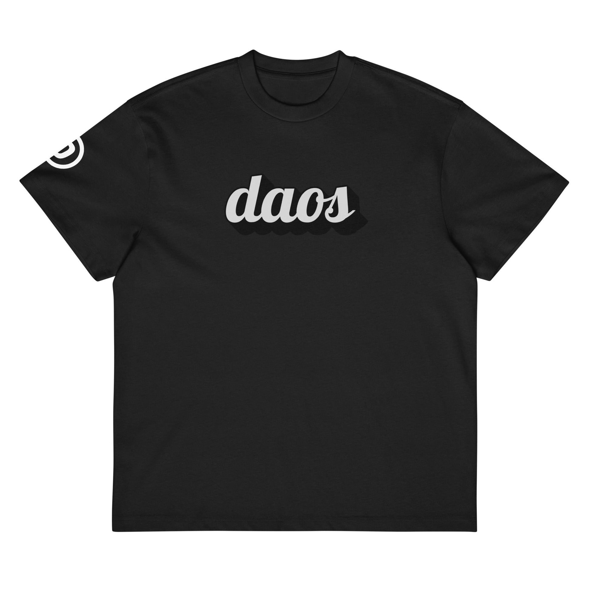 DAOS Men’s Box Tee White Logo deadlyartofsurvival.com
