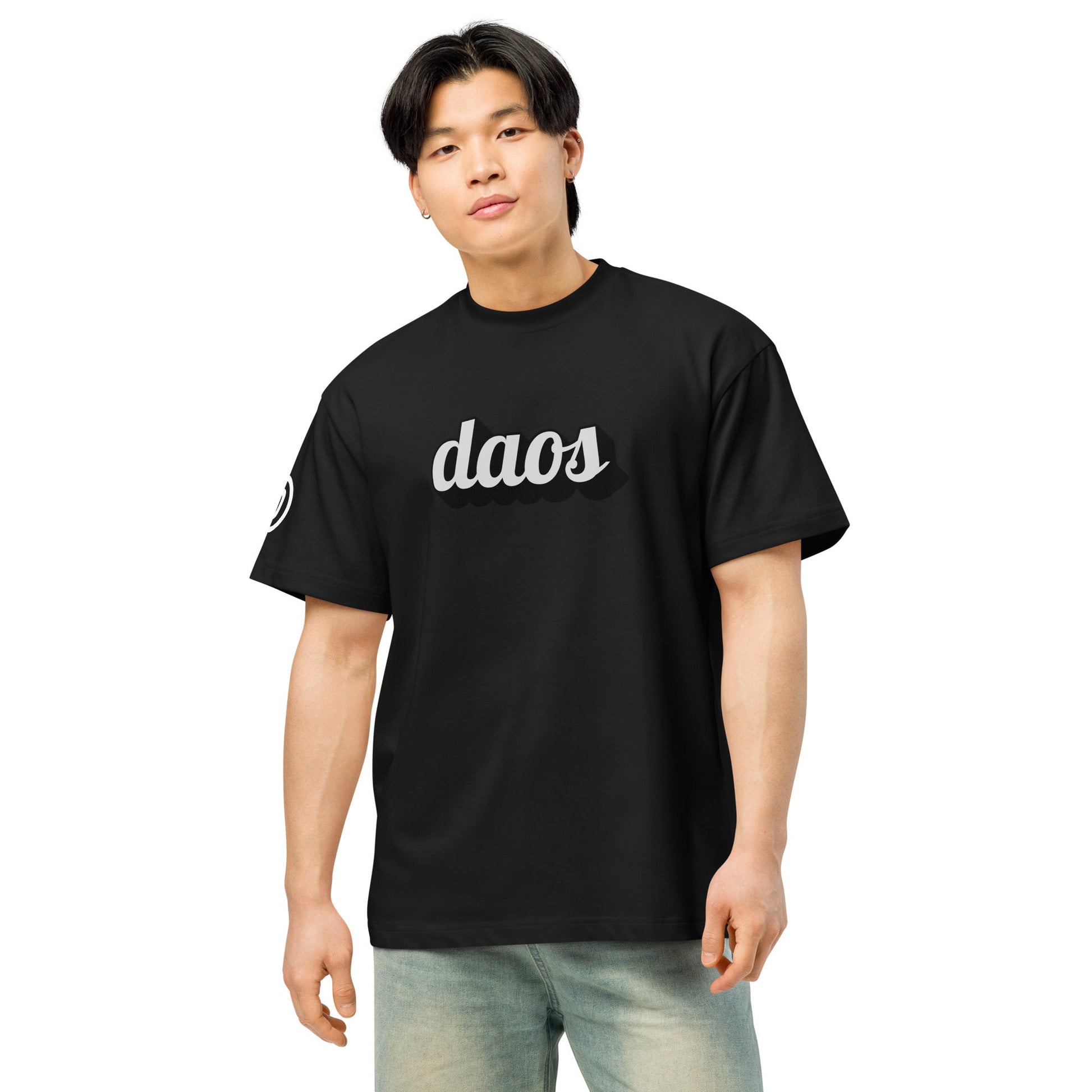DAOS Men’s Box Tee White Logo deadlyartofsurvival.com