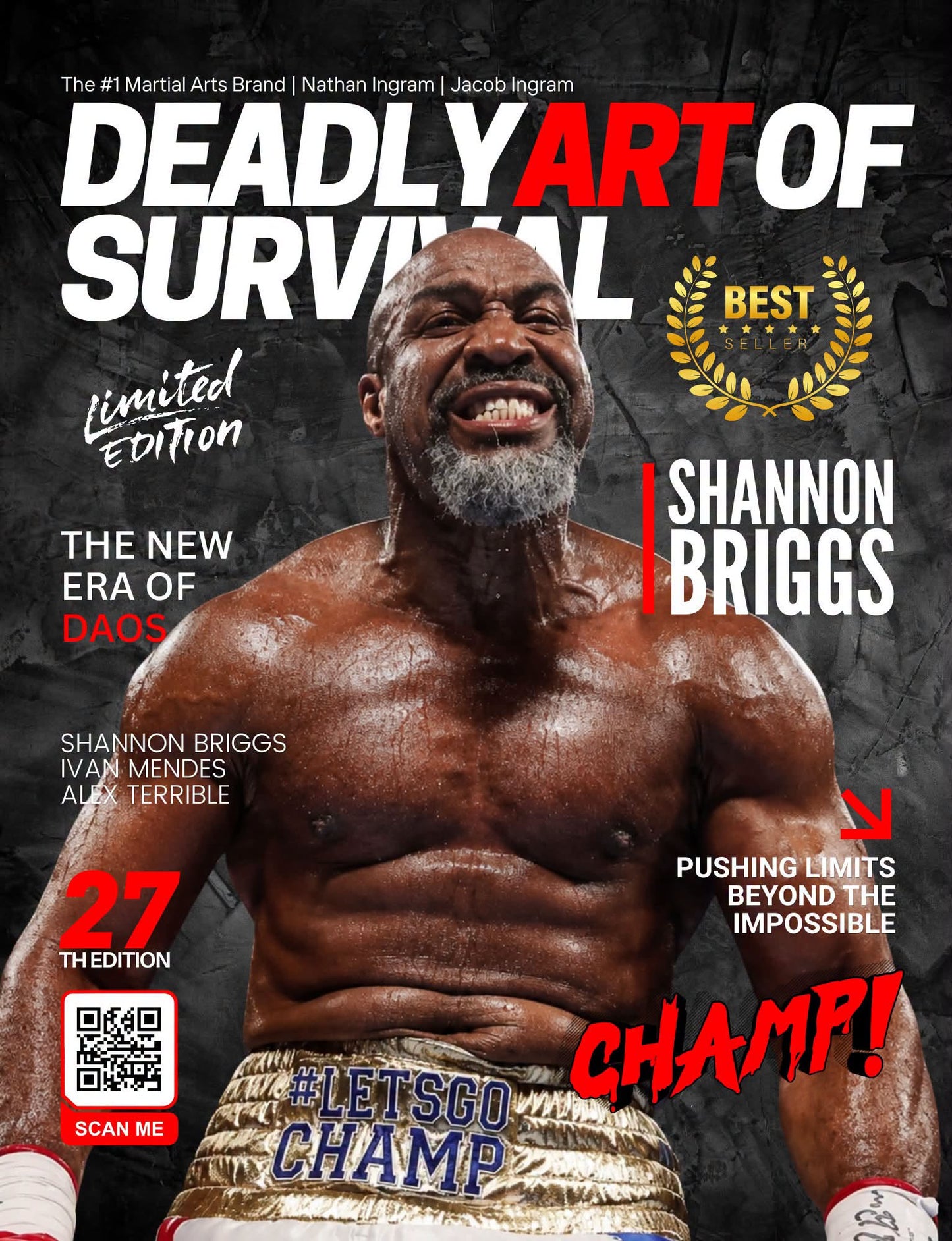 (Ebook - Digital Only) Deadly Art of Survival Magazine 27th Edition Shannon "Cannon" Briggs | The #1 Martial Arts Magazine Worldwide (Copy) (Copy) (Copy)