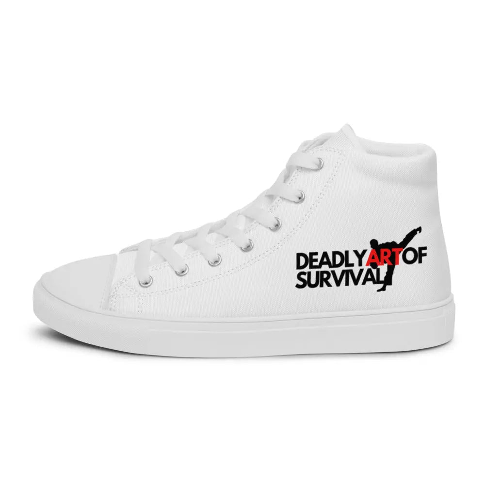 Deadly Art of Survival Mens High Top Sneakers **Deadstock Limited Supply Available** deadlyartofsurvival.com