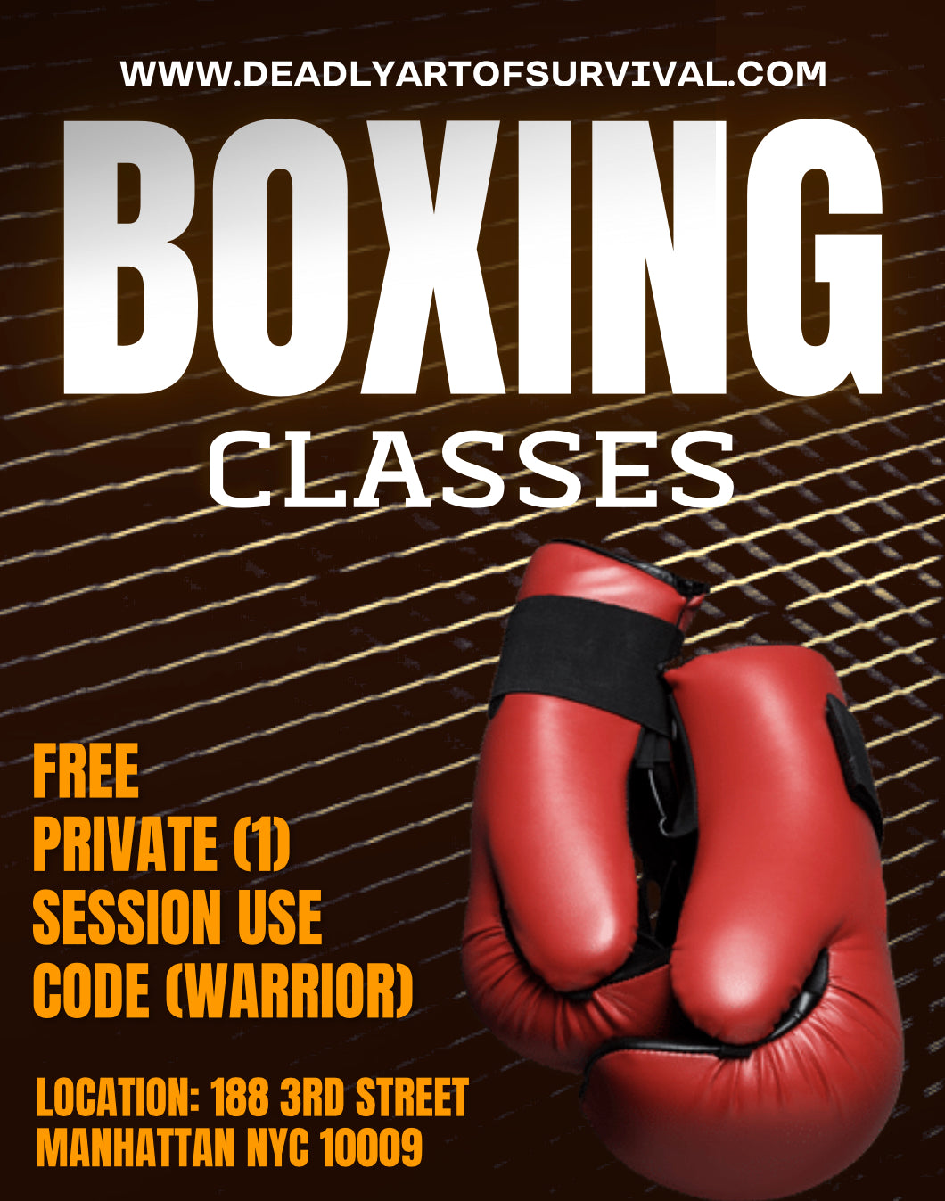 Boxing Class Membership deadlyartofsurvival.com