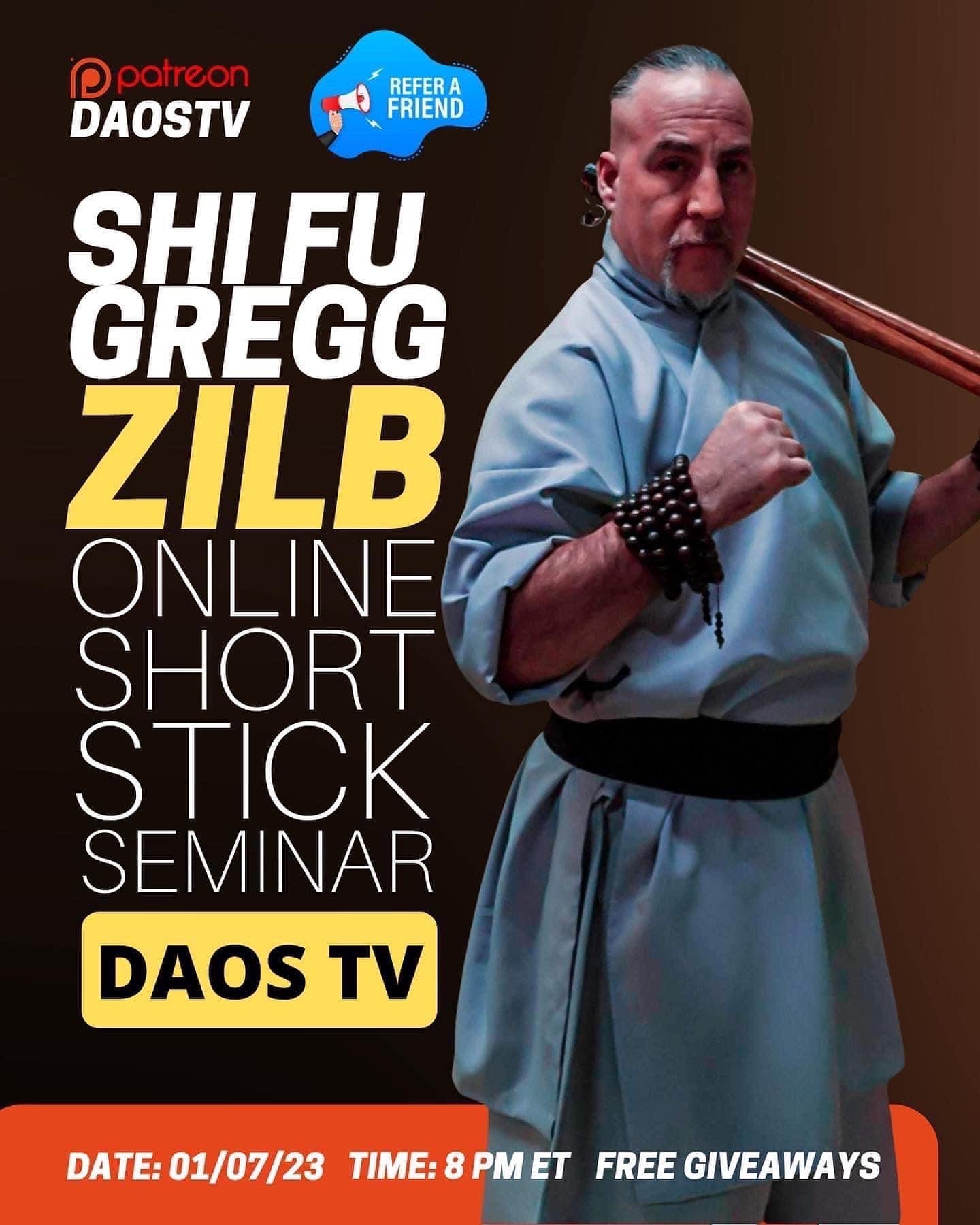 Shi Fu Gregg Zilb Online Short Stick Video deadlyartofsurvival.com
